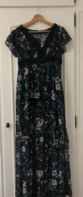 Robe longue de plage femme