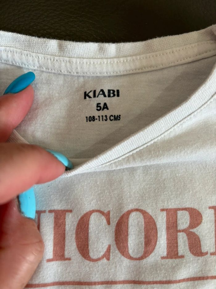 T-shirt licorne 5 ans Kiabi - photo numéro 2