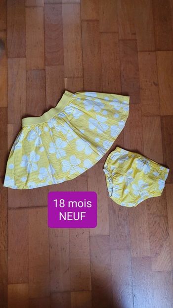 Jupe et bloomer assorti Obaïbi NEUFS