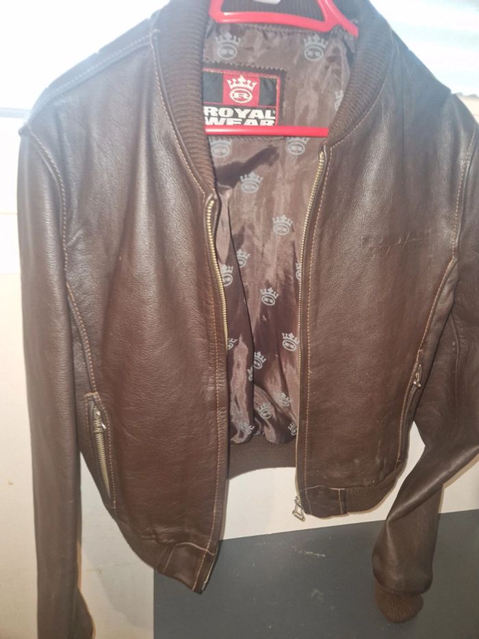 Veste en cuir royal wear - photo numéro 7