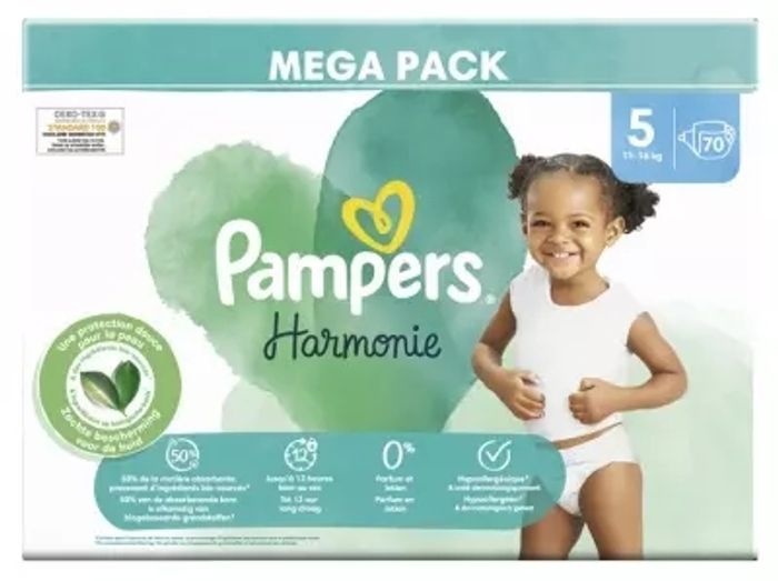Pampers harmonie taille 5 lot
