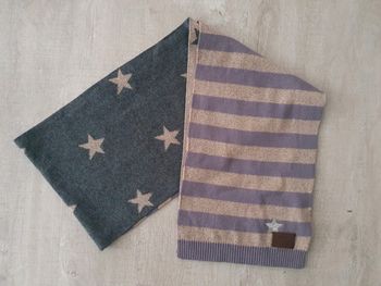 Écharpe IKKS - Motifs étoiles - TU