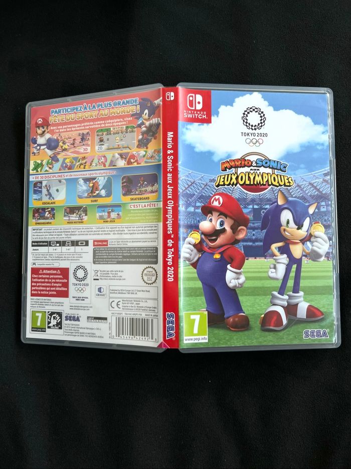Jeu mario et sonic aux JO switch