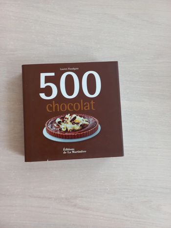 Livres 500 recettes chocolat