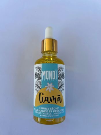 L’huile sèche, gourmand des précieuses monoï de Tahiti,
