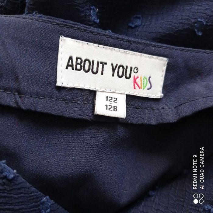 Robe marine plumetis 7/8ans - photo numéro 5