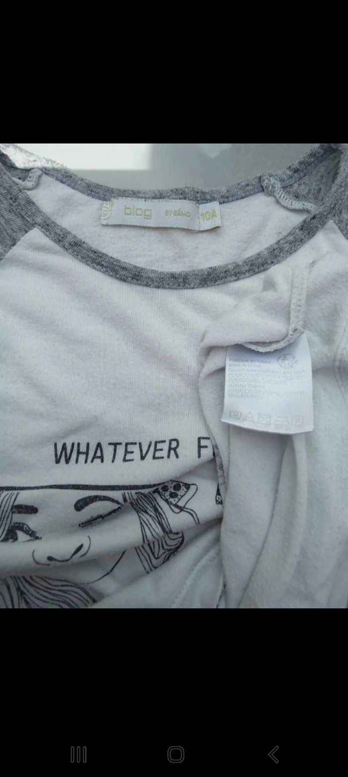 Lot de 2 tee-shirts manches longues/ Blog bye Gémo - photo numéro 4