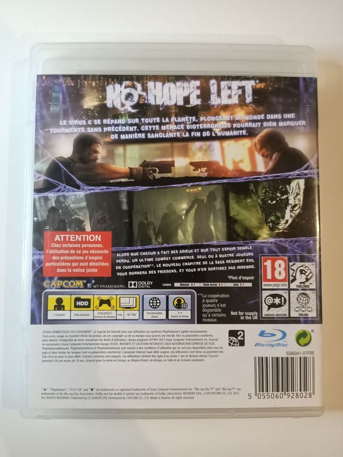 Jeu Sony PS3 résident evil 6 - photo numéro 2