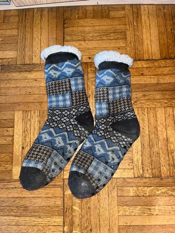 Chaussette chausson antidérapant 