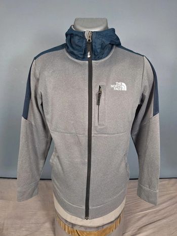 Veste zippée The North Face  a capuche / XL junior gris bleu (544)