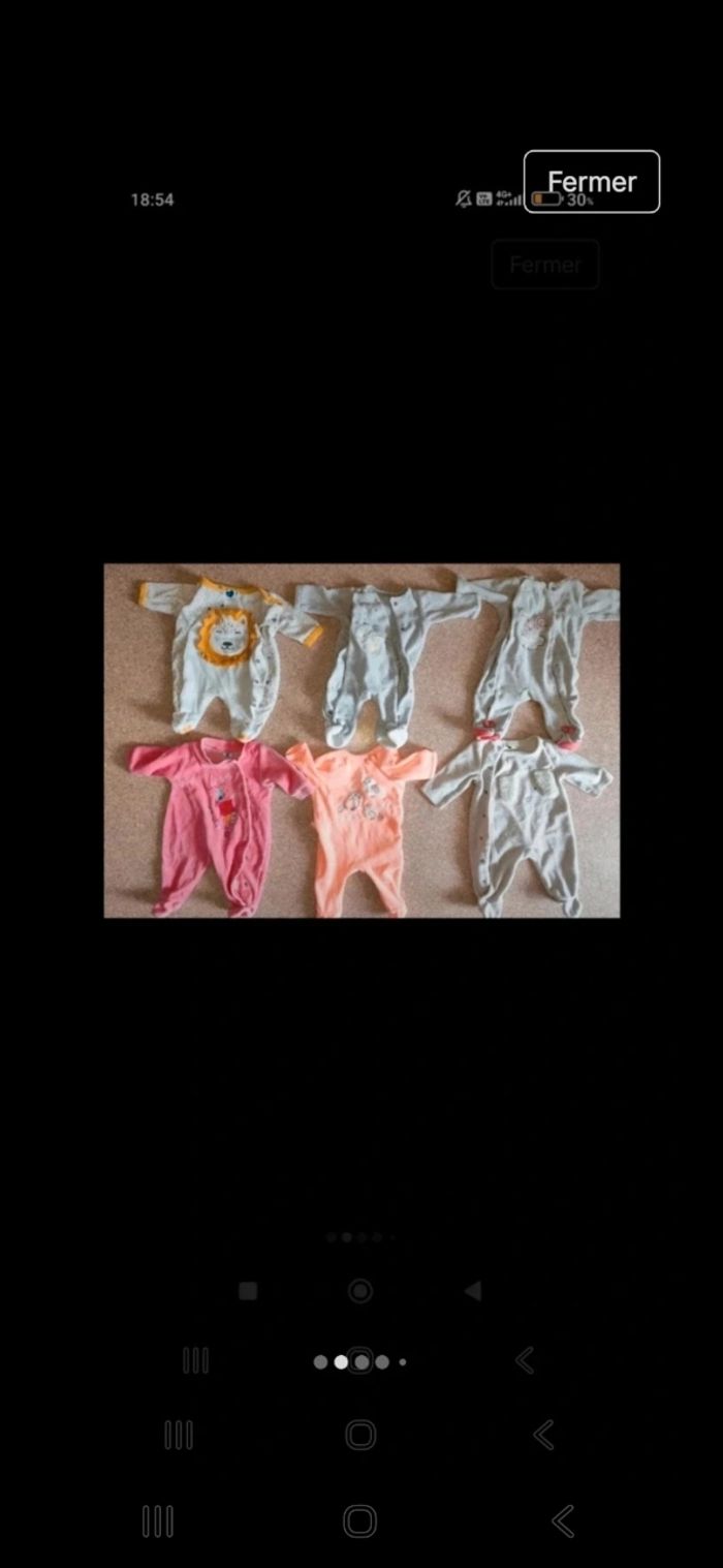 Lot vêtements bébé fille 1 mois - photo numéro 4