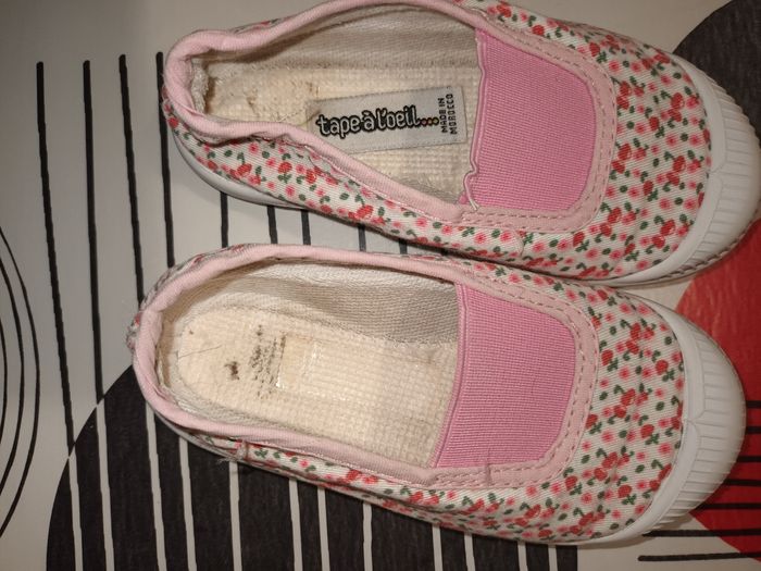 Ballerines en tissu 👧 taille 23 - photo numéro 7