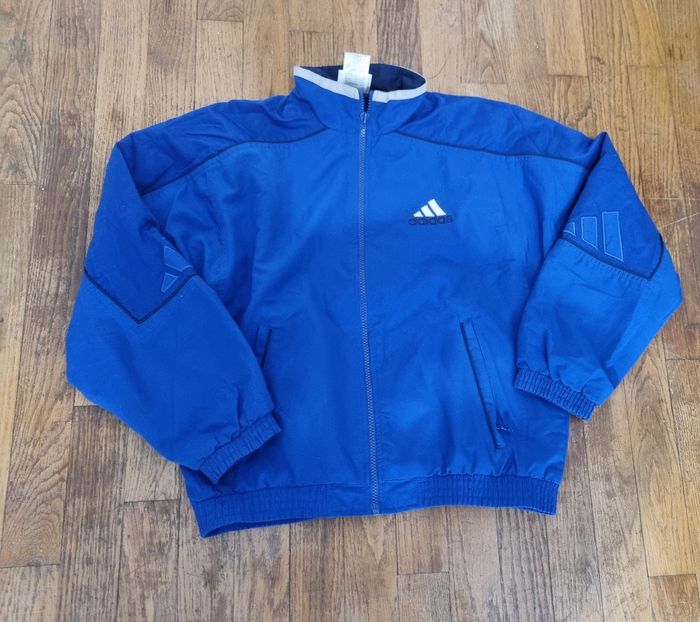 veste enfant adidas bleu taille 12 ans vintage