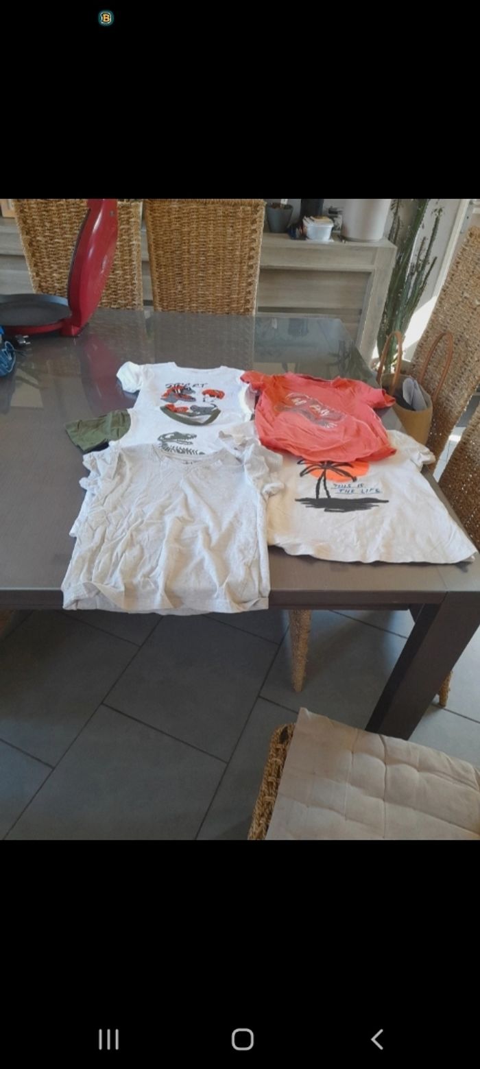 Lot tee-shirt 8ans - photo numéro 2