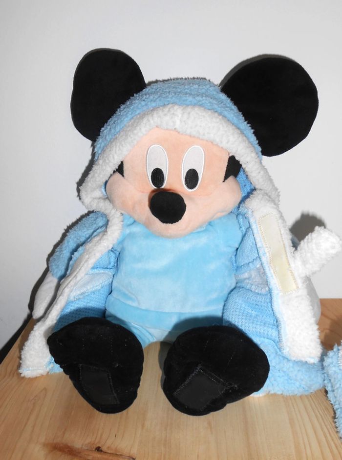 Peluche Mickey en peignoir - photo numéro 5