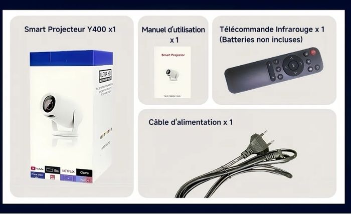 VIDÉO-PROJECTEUR PORTABLE LAYLATANG Y400 - photo numéro 9