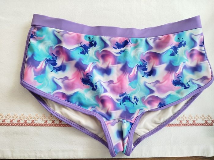 Maillot de bain fille 2 pièces violet 11-12 ans LC Waikiki - photo numéro 5