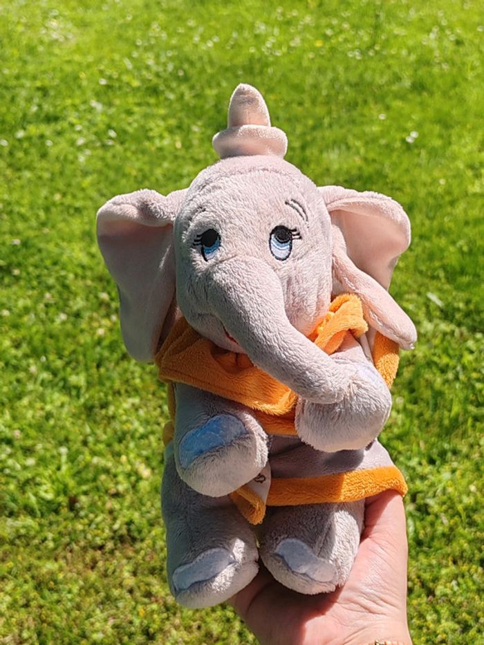 Peluche Dumbo avec sa couverture - photo numéro 2