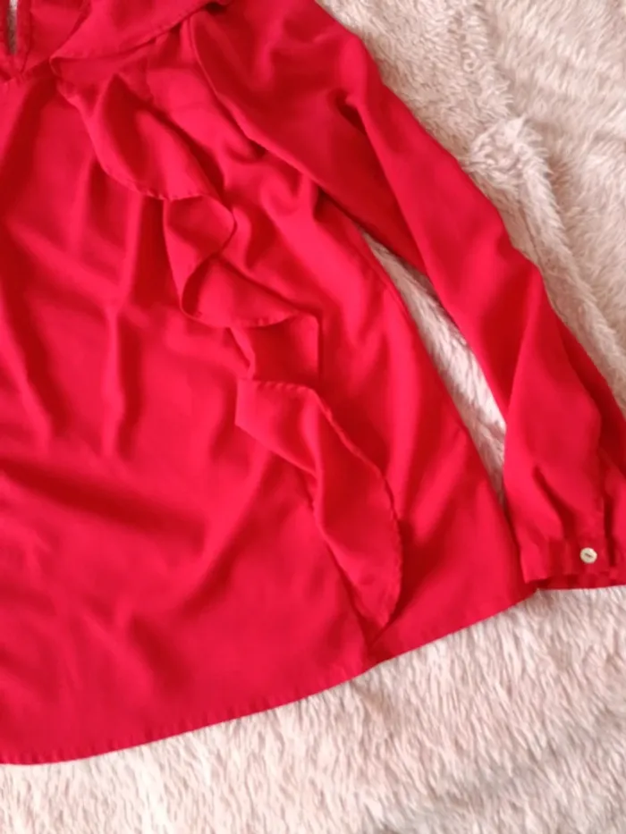 Tee shirt chic femme rouge - photo numéro 2