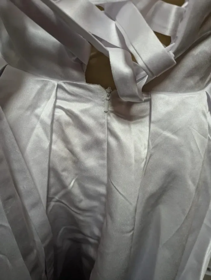 Robe trapèze de mariage taille 38 corsage laçage - photo numéro 5