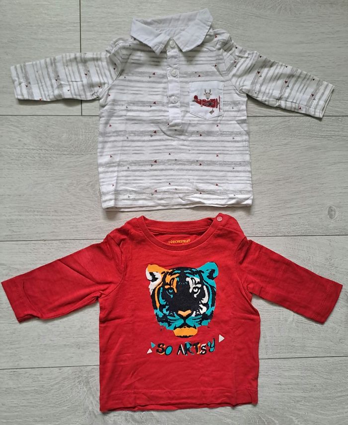 Tee shirts à manches longues bébés garçons taille 3mois Orchestra - photo numéro 4