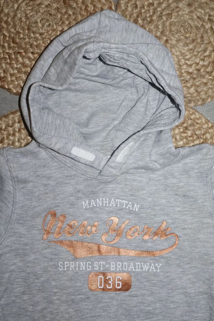 Sweat à capuche garçon d'occasion, 4/6 ans, H&M - photo numéro 4