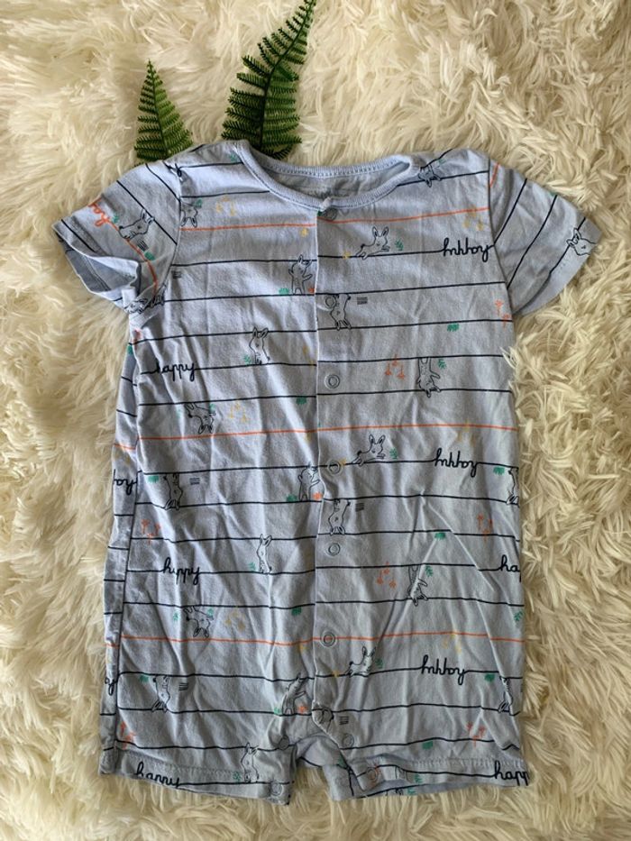Lot 2 pyjamas combishorts été 24m - photo numéro 4