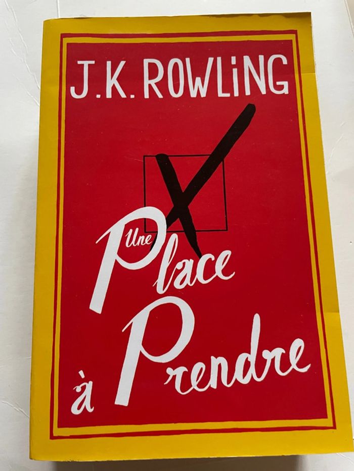 Une place à prendre - j k rowling