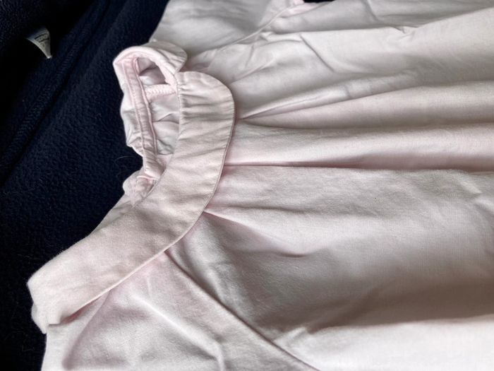 Tunique guimpe à col decentré rose Jacadi 12 mois - photo numéro 2