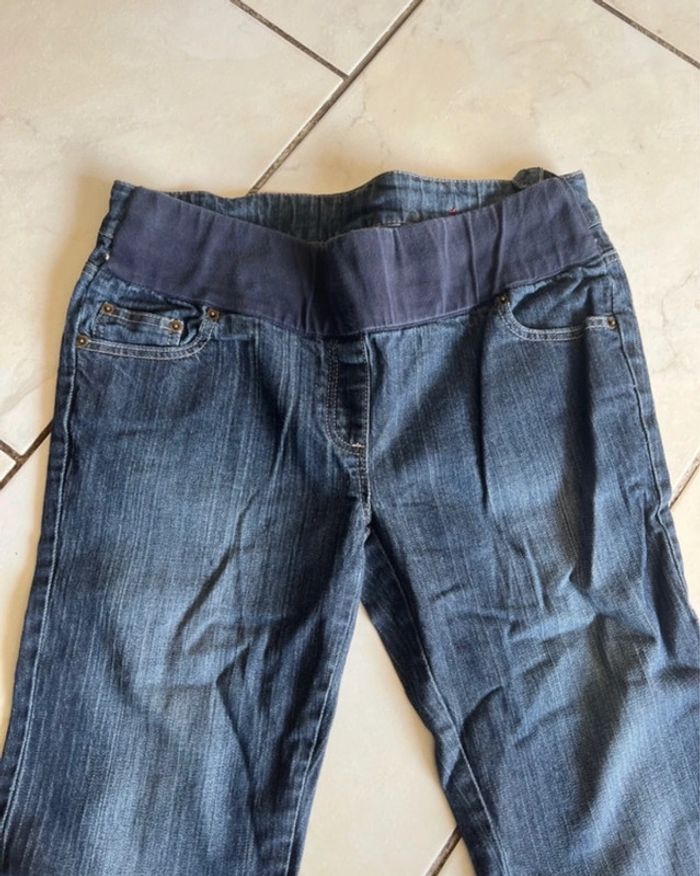 Jeans évasé pantalon maternité Pantalon de grossesse taille 38 calin kalin - photo numéro 3