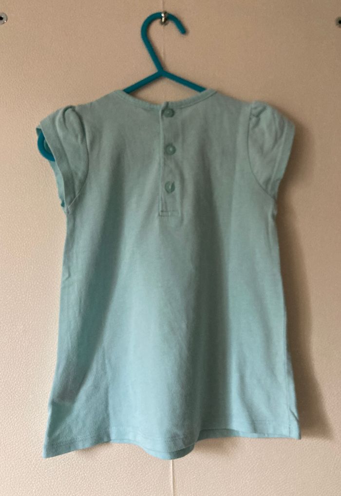 Tee-shirt fille 18 mois avec sequins - photo numéro 3