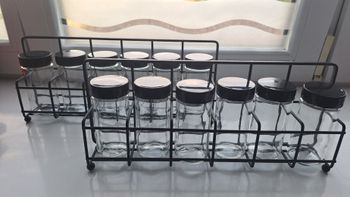 Lot Épiciers 2 supports 12 pots