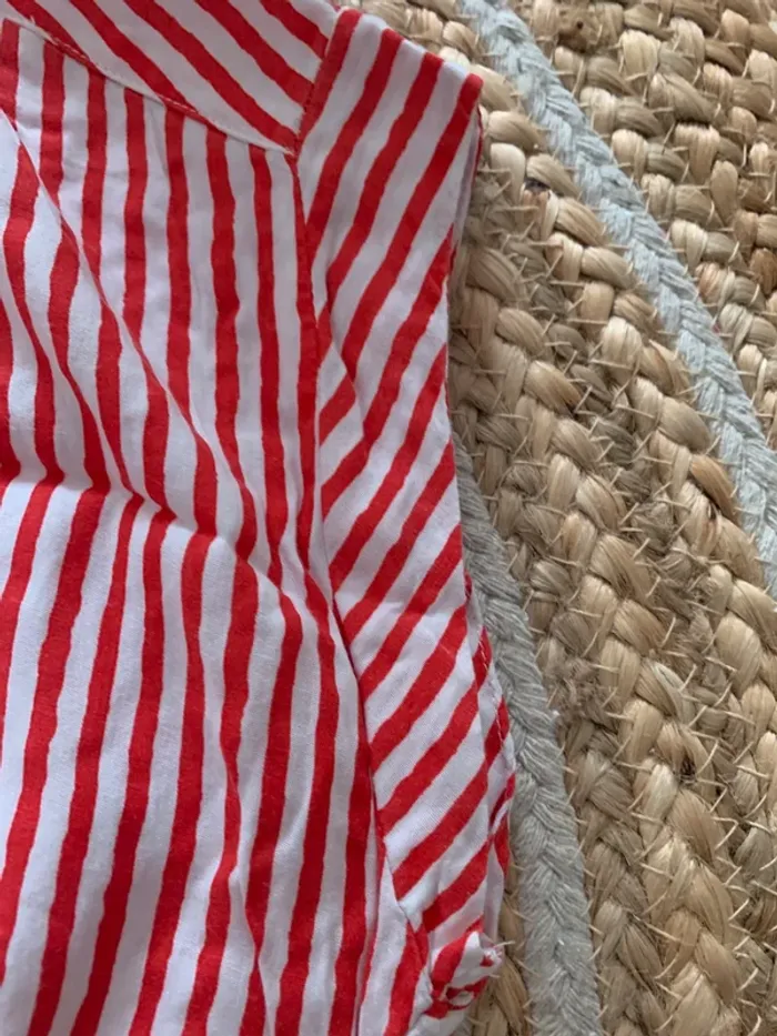 Blouse rayée rouge - photo numéro 6