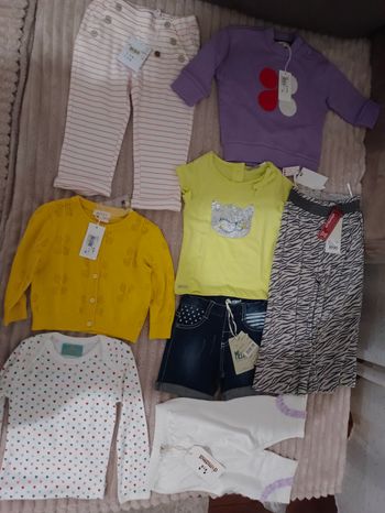 Vêtements fille de 9mois a 18mois