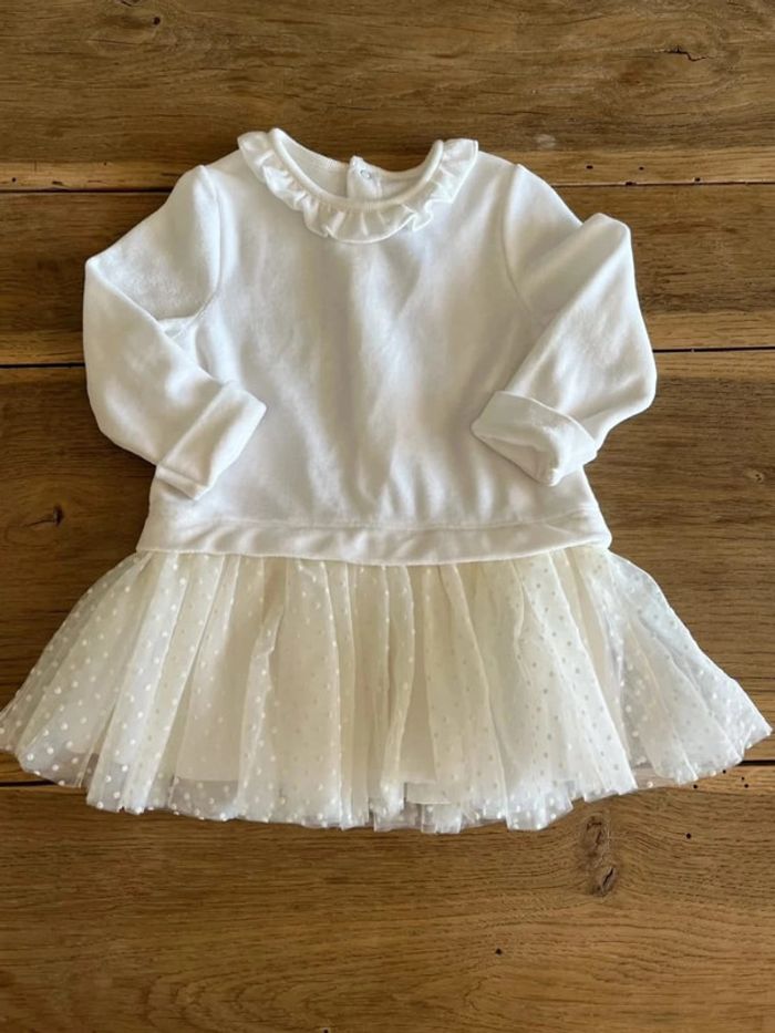 Robe blanche Petit Bateau