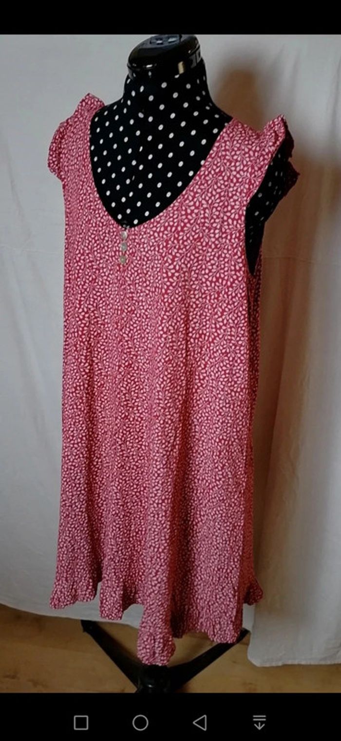 Robe mi-longue d'été fleurs Taille 3XL J. B Fashion - photo numéro 7