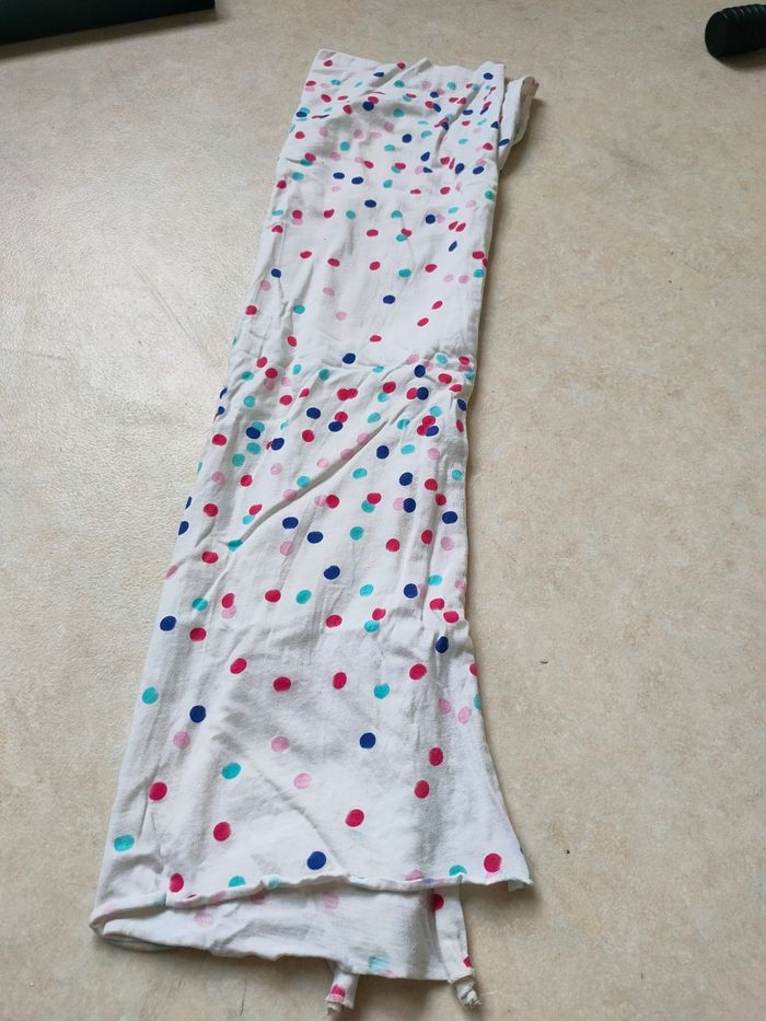 Écharpe blanche à pois colorés – DPAM - photo numéro 2