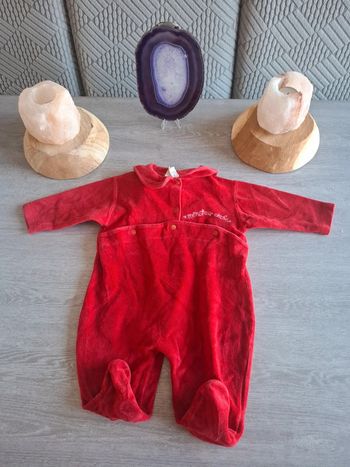 Pyjama velours rouge