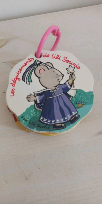 Livre bébé Les déguisements de Lili Souris