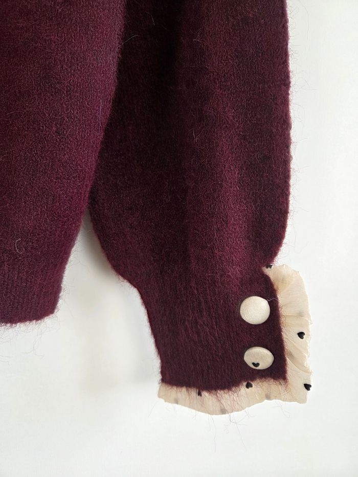 Gilet bordeaux taille 38 - photo numéro 5