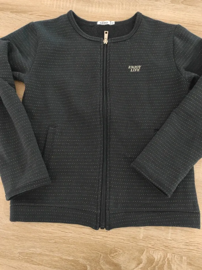 Sweat zippe Gémo fille