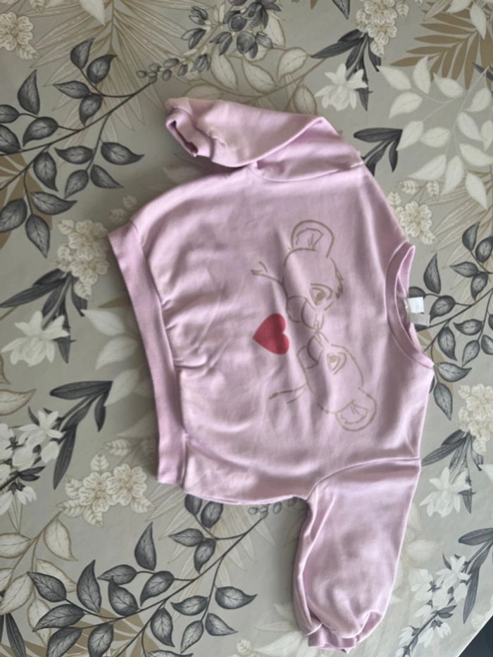 Pull rose 36 mois