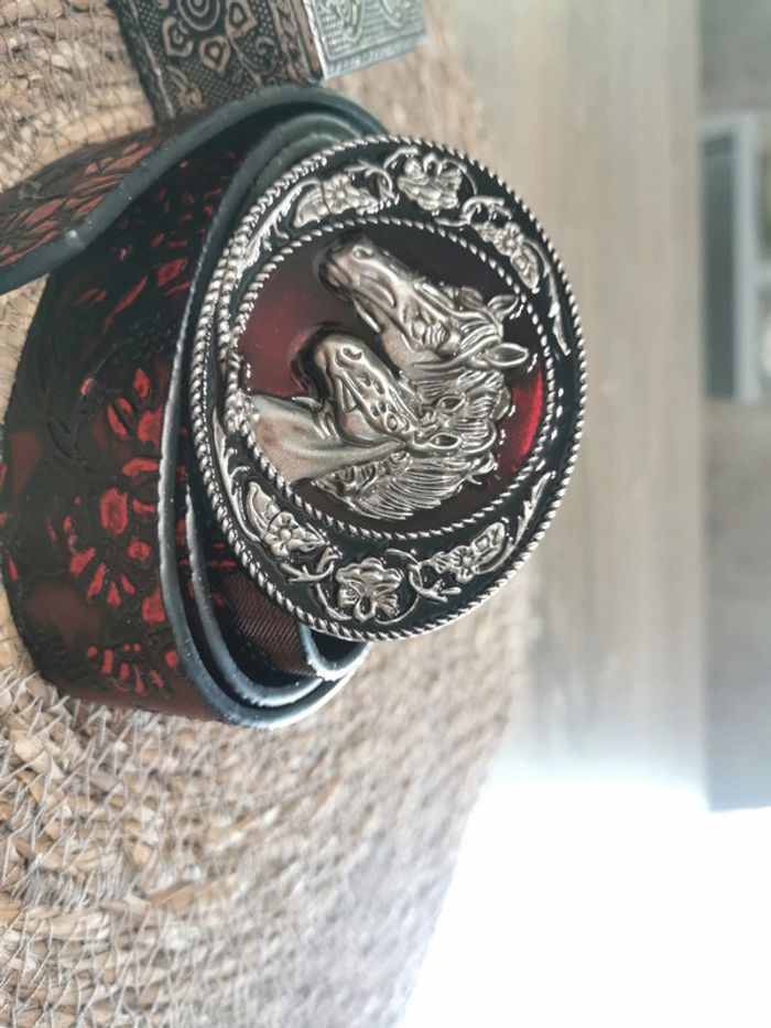 Ceinture de cowboy country cheval et poney - photo numéro 2