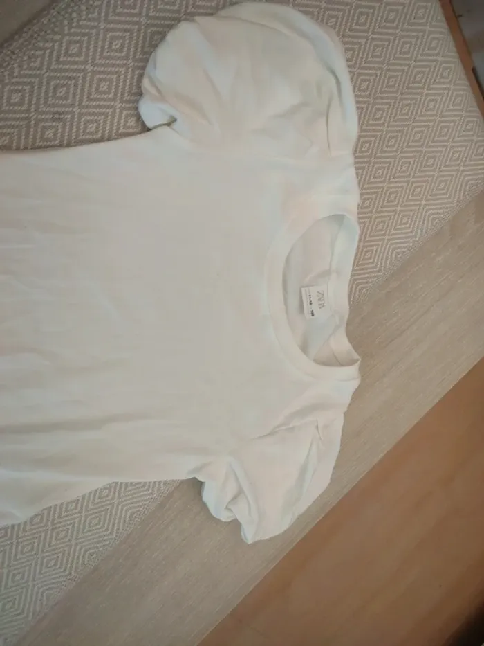 Body Zara blanc crème 11/12 ans - photo numéro 2