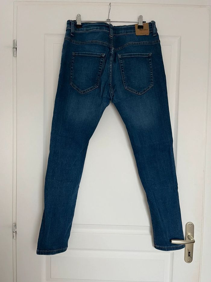 Lot 4 jeans skinny homme Bershka W31 - FR40 très bon état - photo numéro 16