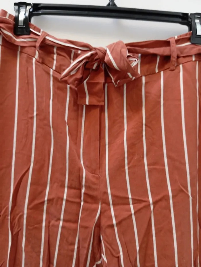 Pantalon fluide rayé Etam taille 44 - photo numéro 3