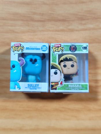 Duo de Figurines Funko Bitty Pop! Disney Pixar - Sulley & Russell