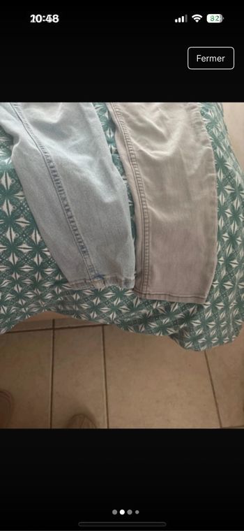Lot de deux pantalons de grossesse