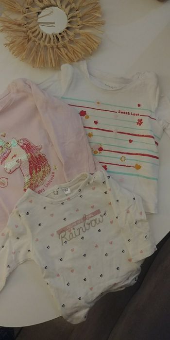 Lot tee shirts fille