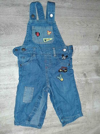 Salopette neuve mickey 9 mois